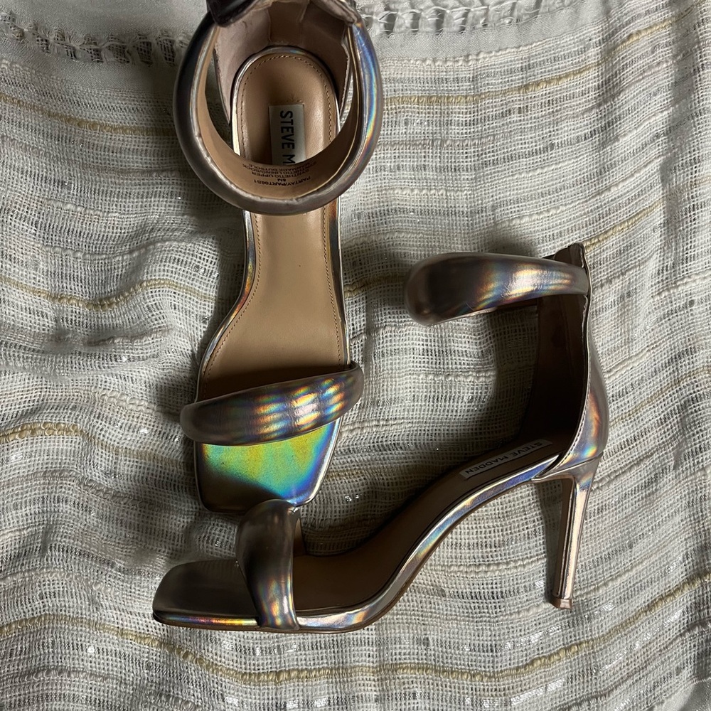 Steve Madden Iridescent Heeled Sandals
